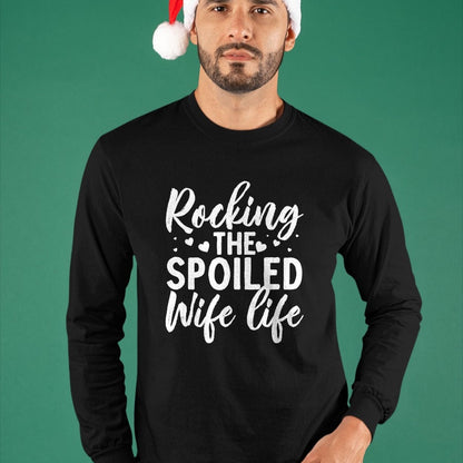 Best Wife Shirt, Wife and Husband Unisex T-Shirt/Hoodie/Sweatshirt HLT00 - Gift for wife T shirt, spoiled wife   Funny Spoiled Wife Art For Women Girls Husband Spoiled Wife Pr (17)