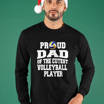 Gift for Dad Shirt, Funny Dad Unisex T-Shirt/Hoodie/Sweatshirt HLT00 – FAMILY 365 Father_s Day Proud Dad of A Volleyball Player T-Shirt