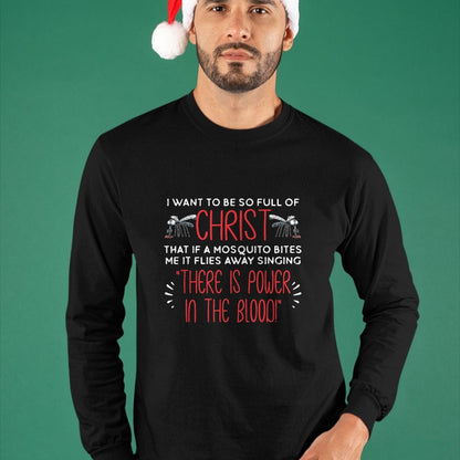 Christian Tee, Christian Faith Unisex T-Shirt/Hoodie/Sweatshirt HLT00 - Christian Mosquito Joke Funny Religious Christ Follower T-Shirt Jesus T-Shirt (Copy)