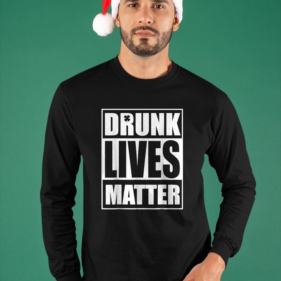 Patrick Day Shirts for Family, Funny Patrick Day shirts, st patrick's day Unisex T-Shirt/Hoodie/Sweatshirt HLT00 - Beer Drinking Drunk Lives Matter St Patrick Day Drinking T-Shirt