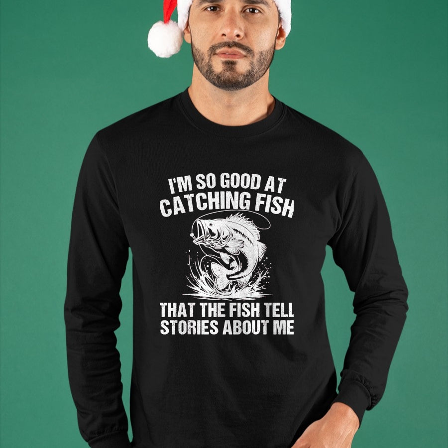 Funny Fishing Shirt, Gift For Fishing Lover Unisex T-Shirt/Hoodie/Sweatshirt HLT00 - Bass Fishing Fisherman Funny Fisherman Catch Fish T-Shirt, Men, Black, 3X-Large