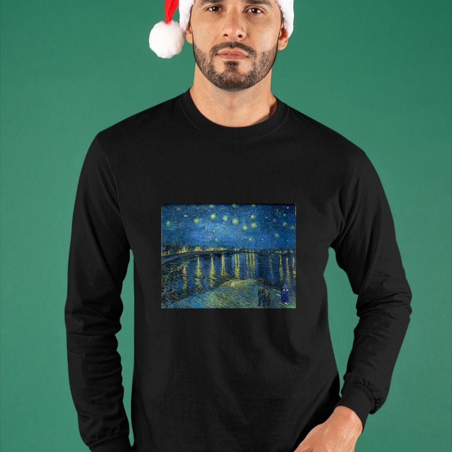 Best Doctor Shirt, Funny Doctor UnisexT-Shirt/Hoodie/Sweatshirt HLT00 - Starry Night Over the Rhone Doctor Visit T-Shirt