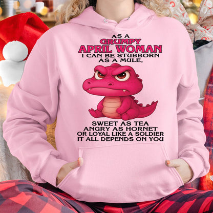 April - Grumpy Old Woman - Perfect Gift For Women - MTNN04 (SKU09-31-04)