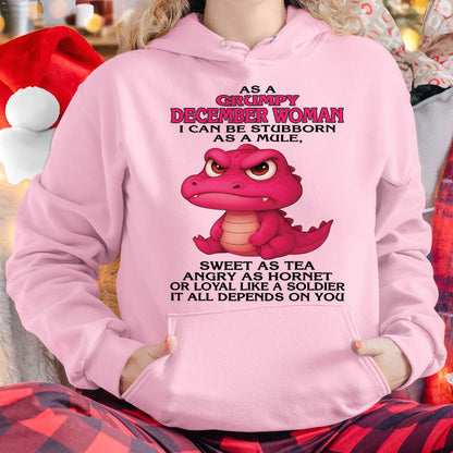 December - Grumpy Old Woman - Perfect Gift For Women - MTNN12 (SKU09-31-12)