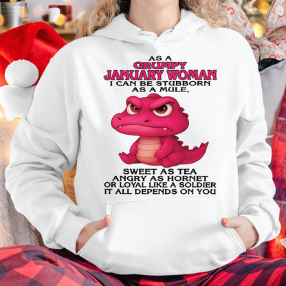 January - Grumpy Old Woman - Perfect Gift For Women - MTNN01 (SKU09-31-01)