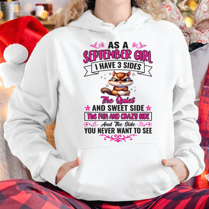 September - Funny 3 Sides Quote - Perfect Gift For Women - MTNN09 (SKU09-37-09)