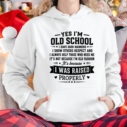 OLD SCHOOL WITH GOOD MANNERS – T-SHIRT FOR WOMEN – MTNN00 (SKU2606-193-00)
