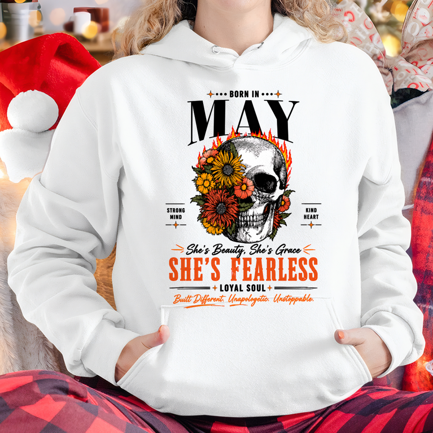 MAY – SHE’S FEARLESS – BEAUTY & GRACE WOMEN TEE - T-SHIRT FOR WOMEN - MTNN05 (SKU2605-389-05)