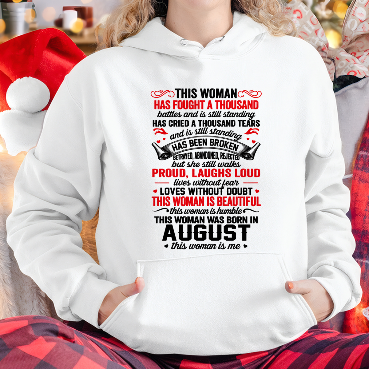 AUGUST WOMEN – BEAUTIFUL, STRONG & UNBREAKABLE – T-SHIRT FOR WOMEN – MTNN08 (SKU2609-253-08)