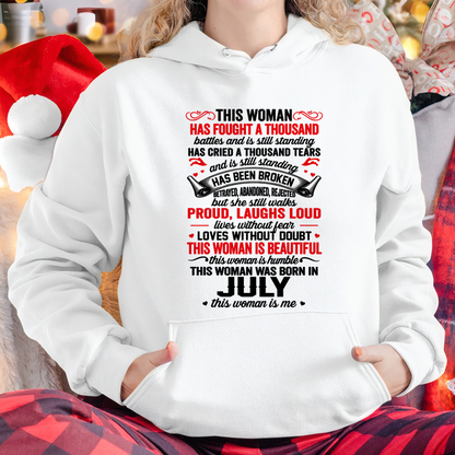 JULY WOMEN – BEAUTIFUL, STRONG & UNBREAKABLE – T-SHIRT FOR WOMEN – MTNN07 (SKU2609-253-07)