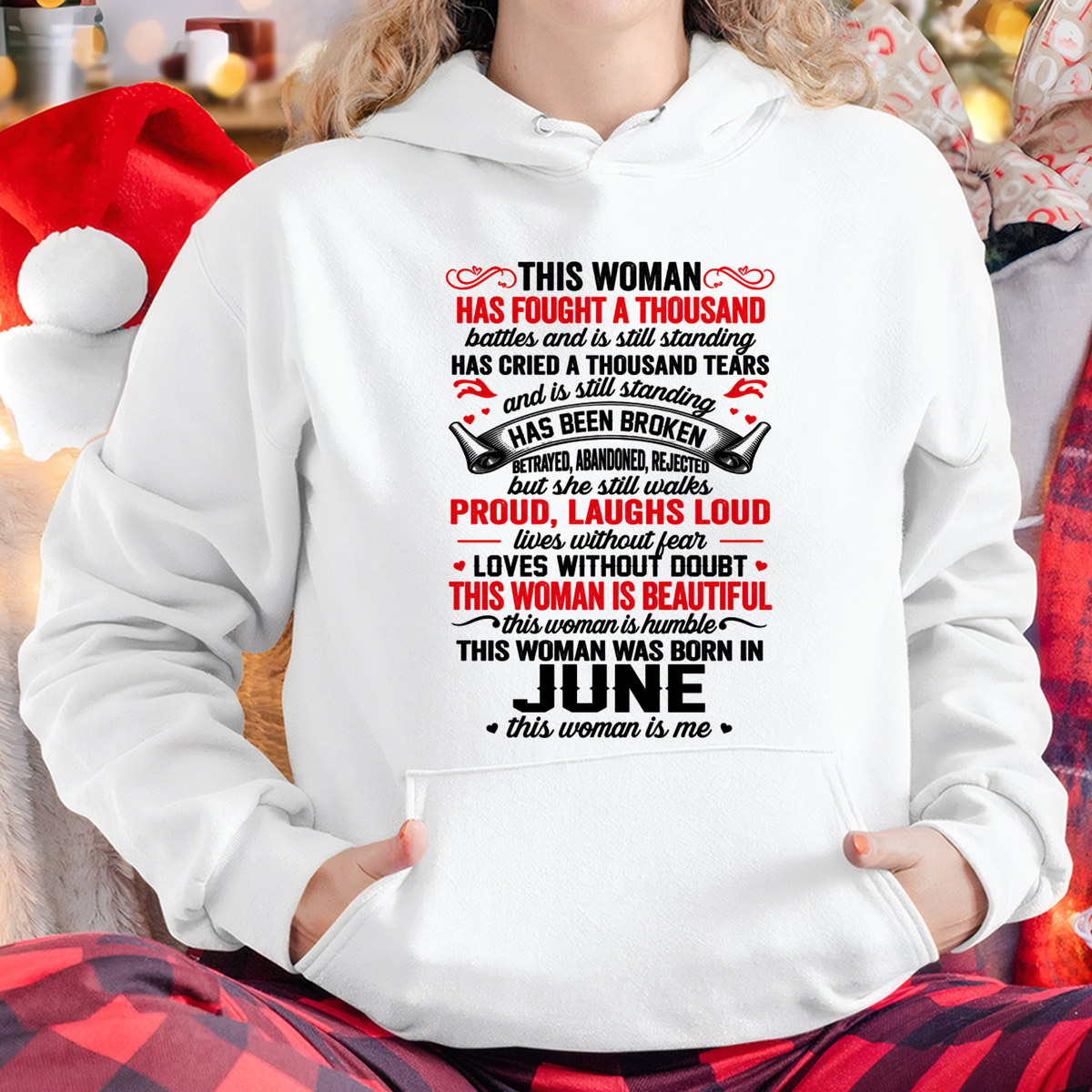 JUNE WOMEN – BEAUTIFUL, STRONG & UNBREAKABLE – T-SHIRT FOR WOMEN – MTNN06 (SKU2609-253-06)