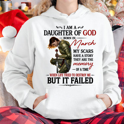 March – Daughter Of God – T-Shirt For Women - MTNN03 (SKU2605-221-03)
