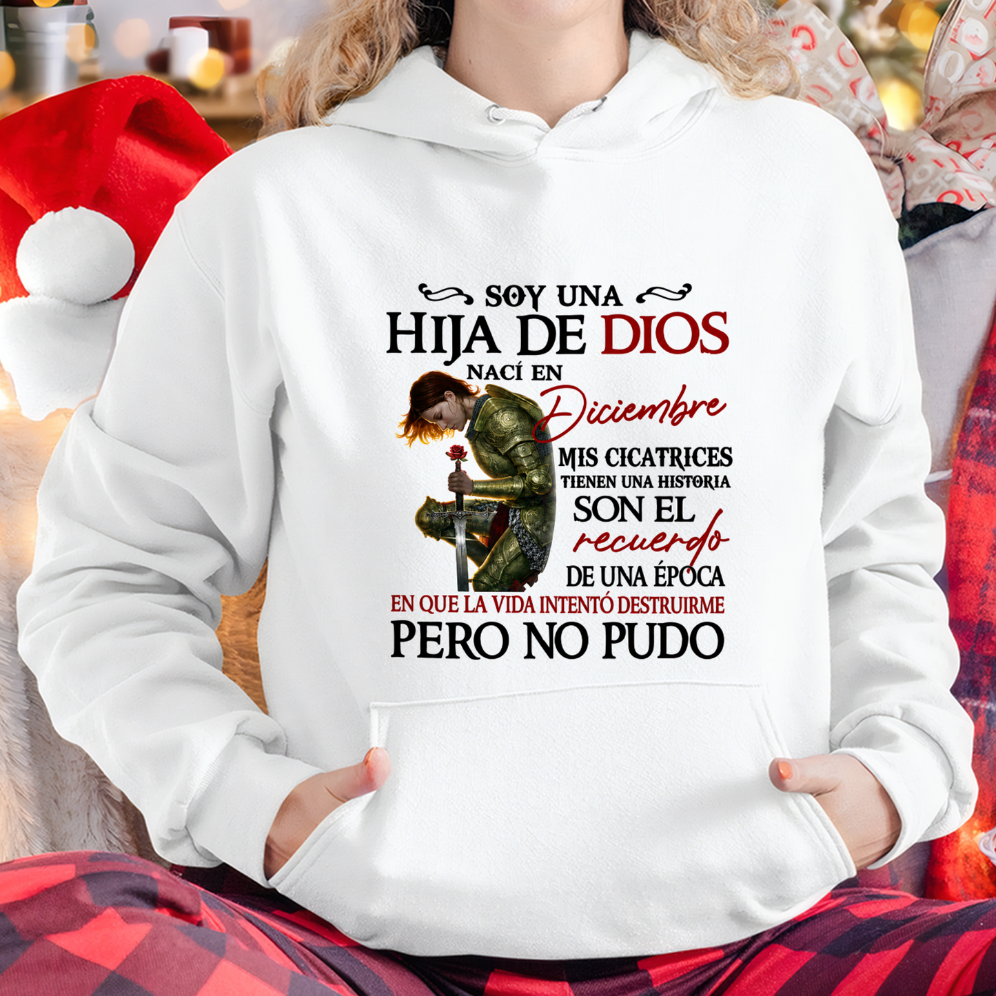 December – Daughter Of God – My Scars Have A Story – T-Shirt For Women - MTNN12 (SKU2605-189-12)