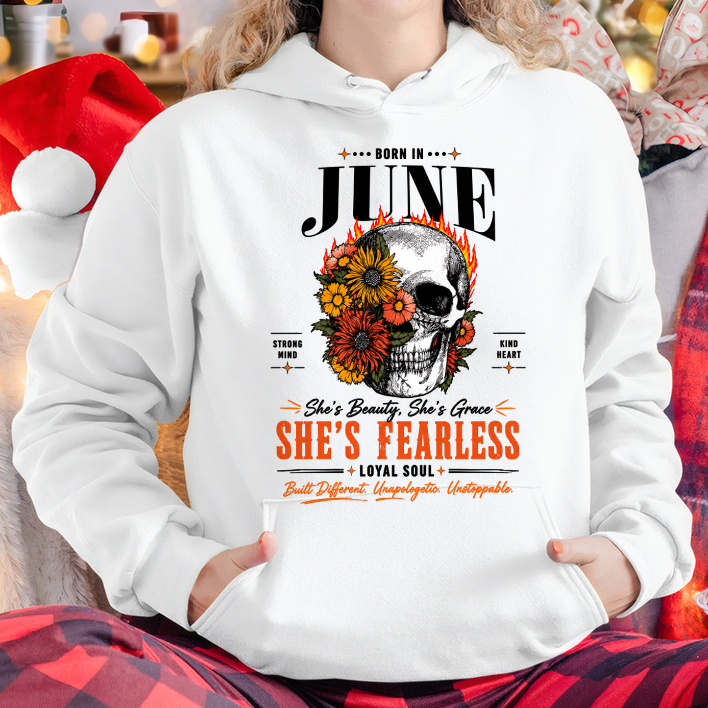 JUNE – SHE’S FEARLESS – BEAUTY & GRACE WOMEN TEE - T-SHIRT FOR WOMEN - MTNN06 (SKU2605-389-06)