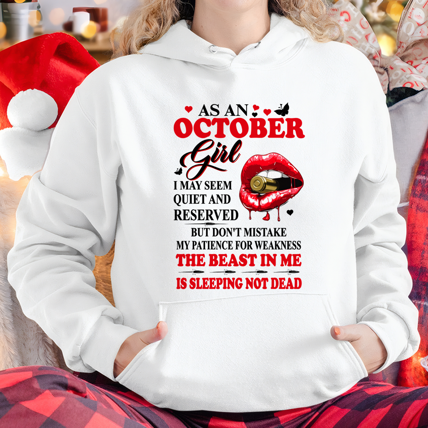 OCTOBER GIRL – DON'T MISTAKE MY PATIENCE FOR WEAKNESS – T-SHIRT FOR WOMEN – MTNN10 (SKU2607-204-10)