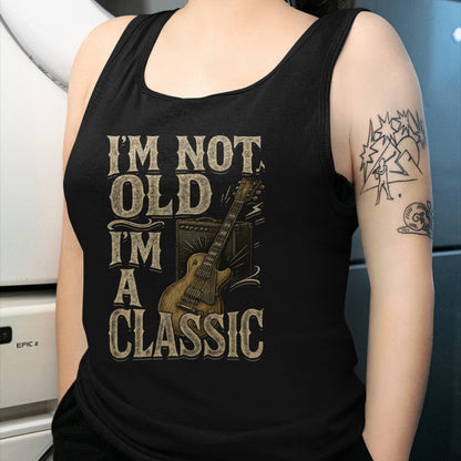 Guitar Lover Shirt, Funny Guitar UnisexT-Shirt/Hoodie/Sweatshirt HLT00 - I’m Not Old I’m A Classic Shirt Vintage Guitar Music Lover T-Shirt
