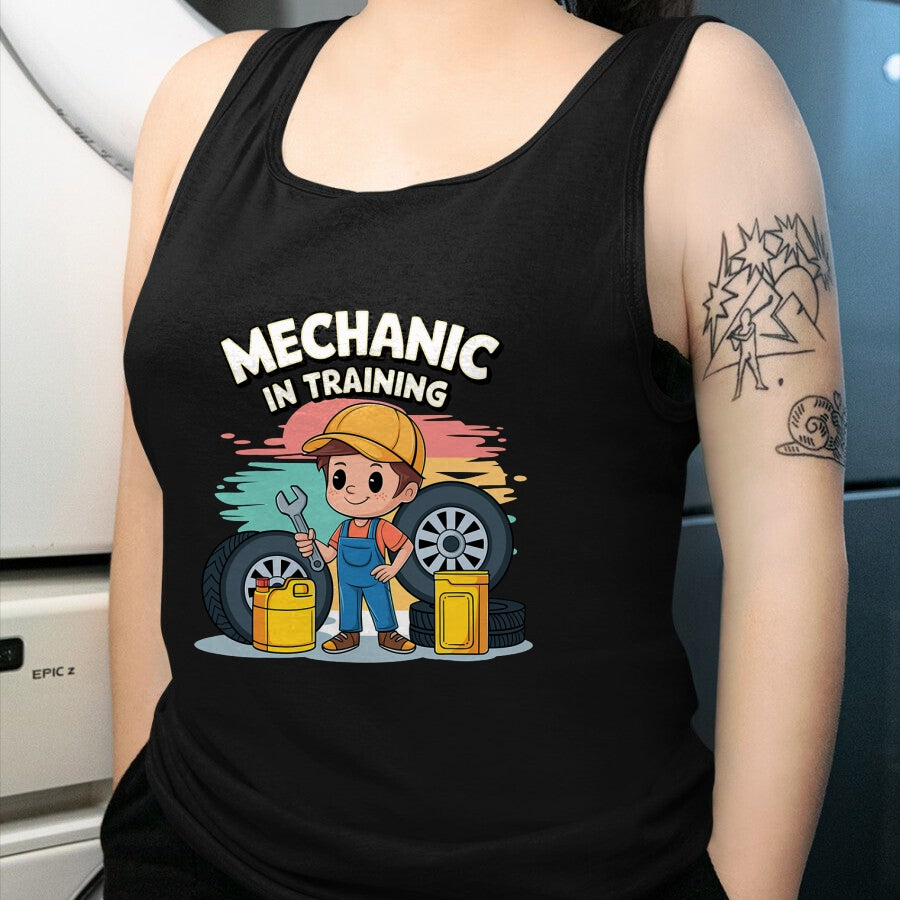 Best Mechanic Life Shirt, Funny Mechanic UnisexT-Shirt/Hoodie/Sweatshirt HLT00 - Future Mechanic Kids Outfit Mechanic in Training Style T-Shirt