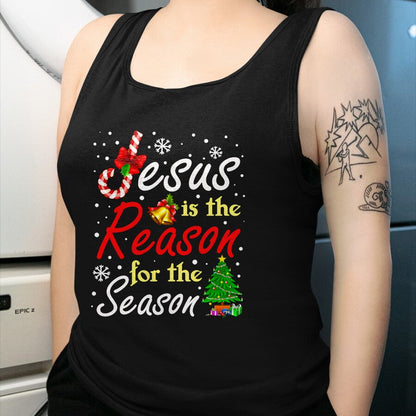 Christian Tee, Christian Faith Unisex T-Shirt/Hoodie/Sweatshirt HLT00 - Christian Jesus The Reason Christmas Stocking Stuffer Gifts T-Shirt