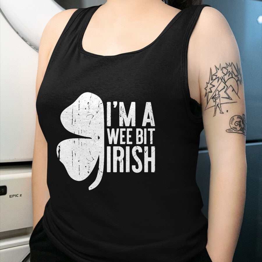 Patrick Day Shirts for Family, Funny Patrick Day shirts, st patrick's day Unisex T-Shirt/Hoodie/Sweatshirt HLT00 - I_m A Wee Bit Irish T-Shirt St Patricks Day Shirt T-Shirt