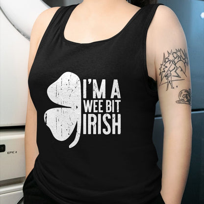 Patrick Day Shirts for Family, Funny Patrick Day shirts, st patrick's day Unisex T-Shirt/Hoodie/Sweatshirt HLT00 - I_m A Wee Bit Irish T-Shirt St Patricks Day Shirt T-Shirt