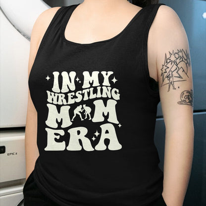 Gift for Mom Shirt, Funny Mom Unisex T-Shirt/Hoodie/Sweatshirt HLT00 - In my wrestling mom era T-Shirt
