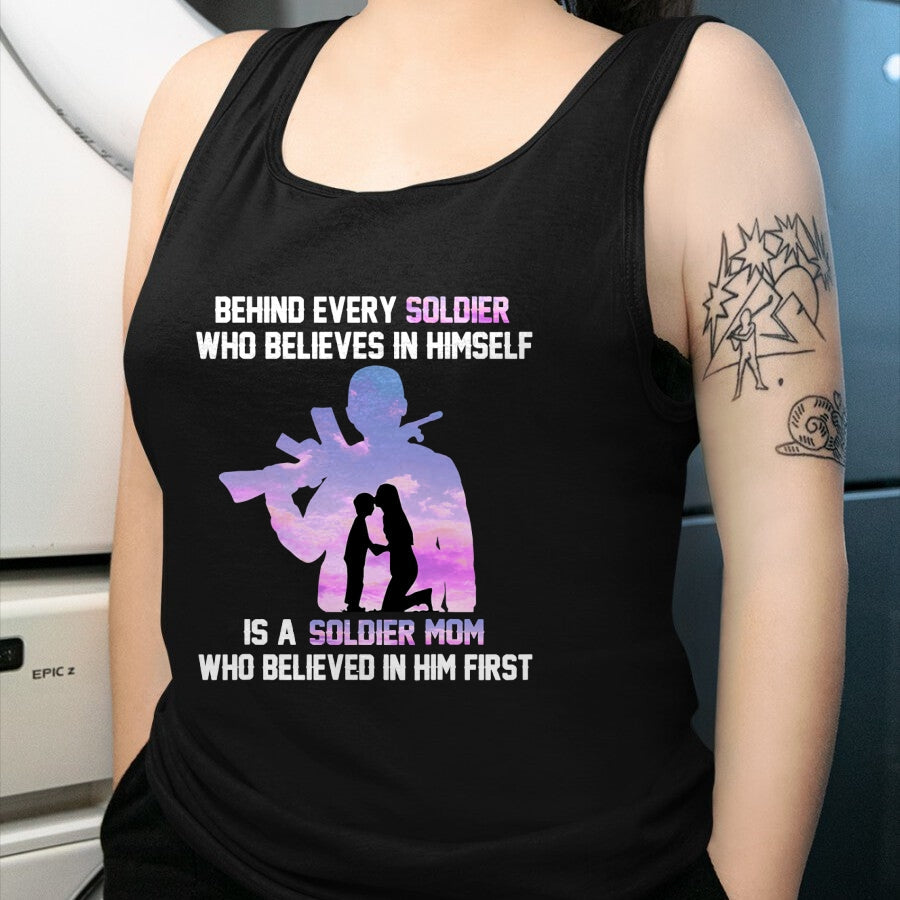 Gift for Mom Shirt, Funny Mom Unisex T-Shirt/Hoodie/Sweatshirt HLT00 - Proud Army Mom of Every Soldier Hero T-Shirt