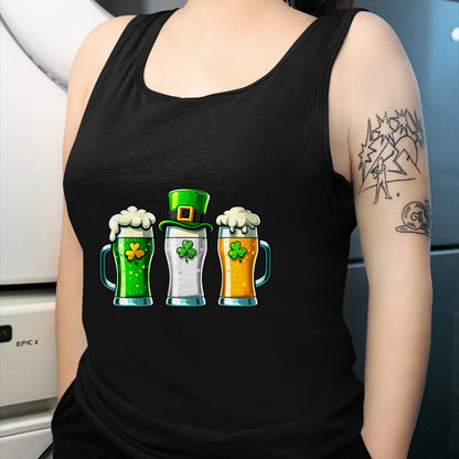 Patrick Day Shirts for Family, Funny Patrick Day shirts, st patrick's day Unisex T-Shirt/Hoodie/Sweatshirt HLT00 - St Patrick Day Irish Ireland Flag Green Beer Lover Men Women T-Shirt