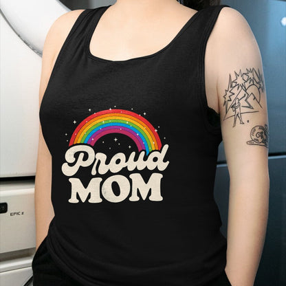 Gift for Mom Shirt, Funny Mom Unisex T-Shirt/Hoodie/Sweatshirt HLT00 - LGBTQ Proud Mom Gay Pride LGBT Ally Rainbow Mothers Day T-Shirt