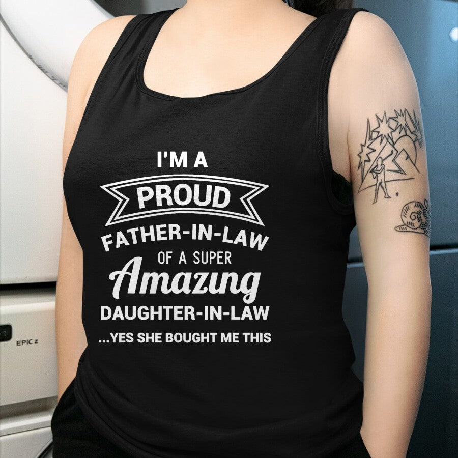 Gift for Dad Shirt, Funny Dad Unisex T-Shirt/Hoodie/Sweatshirt HLT00 – Funny Proud Father in Law Shirt Dad Fathers Day Gift Ideas T-Shirt