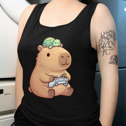 Cute Capybara Shirt, Funny Capybara Unisex T-Shirt/Hoodie/Sweatshirt HLT00 - Cute Capybara Anime Gamer Turtle Funny Graphic Kawaii T-Shirt