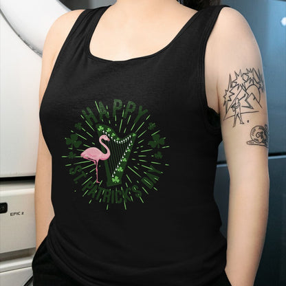 Patrick Day Shirts for Family, Funny Patrick Day shirts, st patrick's day Unisex T-Shirt/Hoodie/Sweatshirt HLT00 - Irish Flamingo Green Saint Patrick Day Lucky st pattys Party T-Shirt