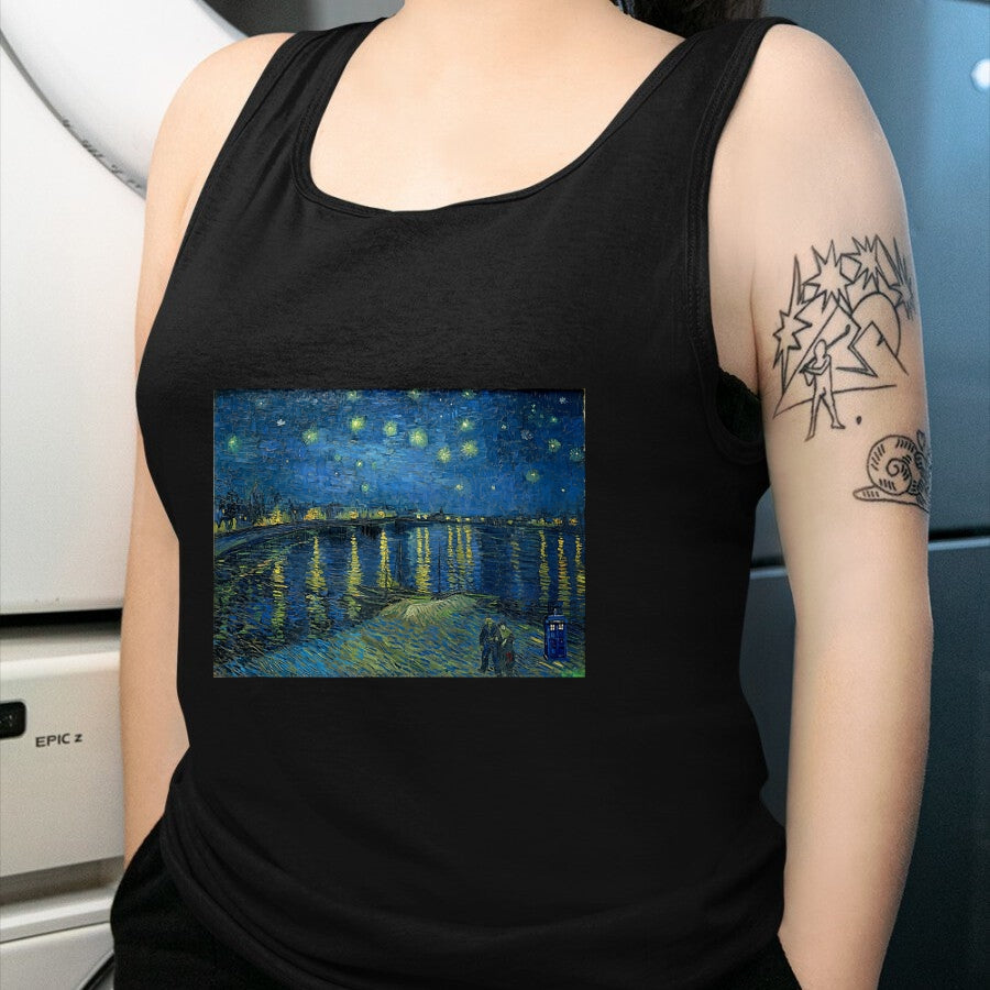 Best Doctor Shirt, Funny Doctor UnisexT-Shirt/Hoodie/Sweatshirt HLT00 - Starry Night Over the Rhone Doctor Visit T-Shirt