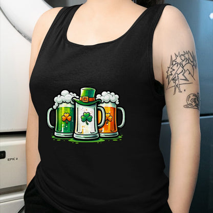 Patrick Day Shirts for Family, Funny Patrick Day shirts, st patrick's day Unisex T-Shirt/Hoodie/Sweatshirt HLT00 - St. Patrick Day Irish Ireland Flag Green Beer Lover T-Shirt