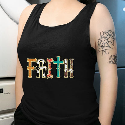 Christian Tee, Christian Faith Unisex T-Shirt/Hoodie/Sweatshirt HLT00 - Faith Patterns God Jesus Religious Christian Men Women Kids T-Shirt