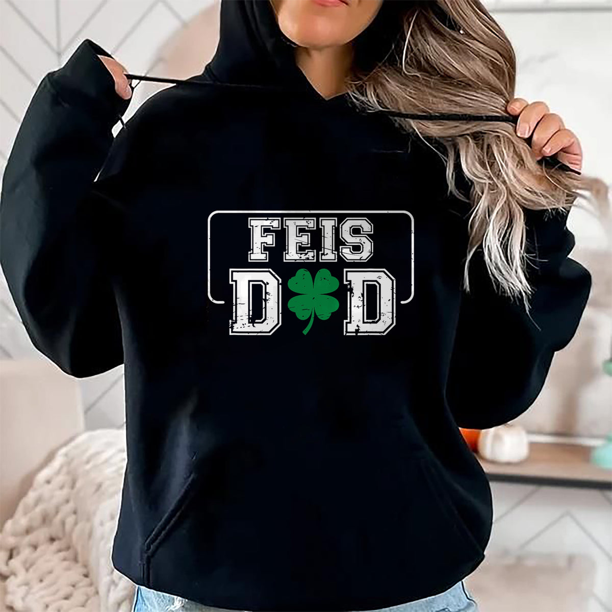 Patrick Day Shirts for Family, Funny Patrick Day shirts, st patrick's day Unisex T-Shirt/Hoodie/Sweatshirt HLT00 - Vintage Shamrock Feis Dad St Patrick Day Festival For Father T-Shirt