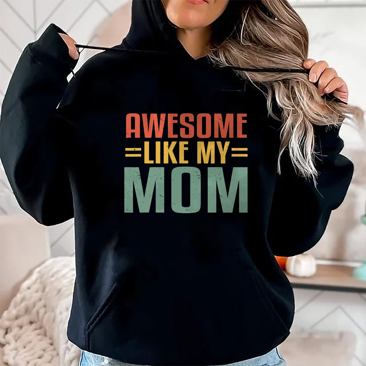 Gift for Mom Shirt, Funny Mom Unisex T-Shirt/Hoodie/Sweatshirt HLT00 - Awesome Like My Mom For Graduation Day T-Shirt