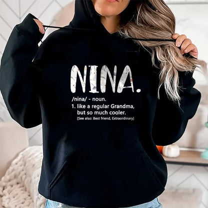 Best Grandma Shirt, Proud Grandma Unisex T-Shirt/Hoodie/Sweatshirt HLT00 - Nina Shirts for Women Mothers Day idea Cute Grandma Nina T-Shirt