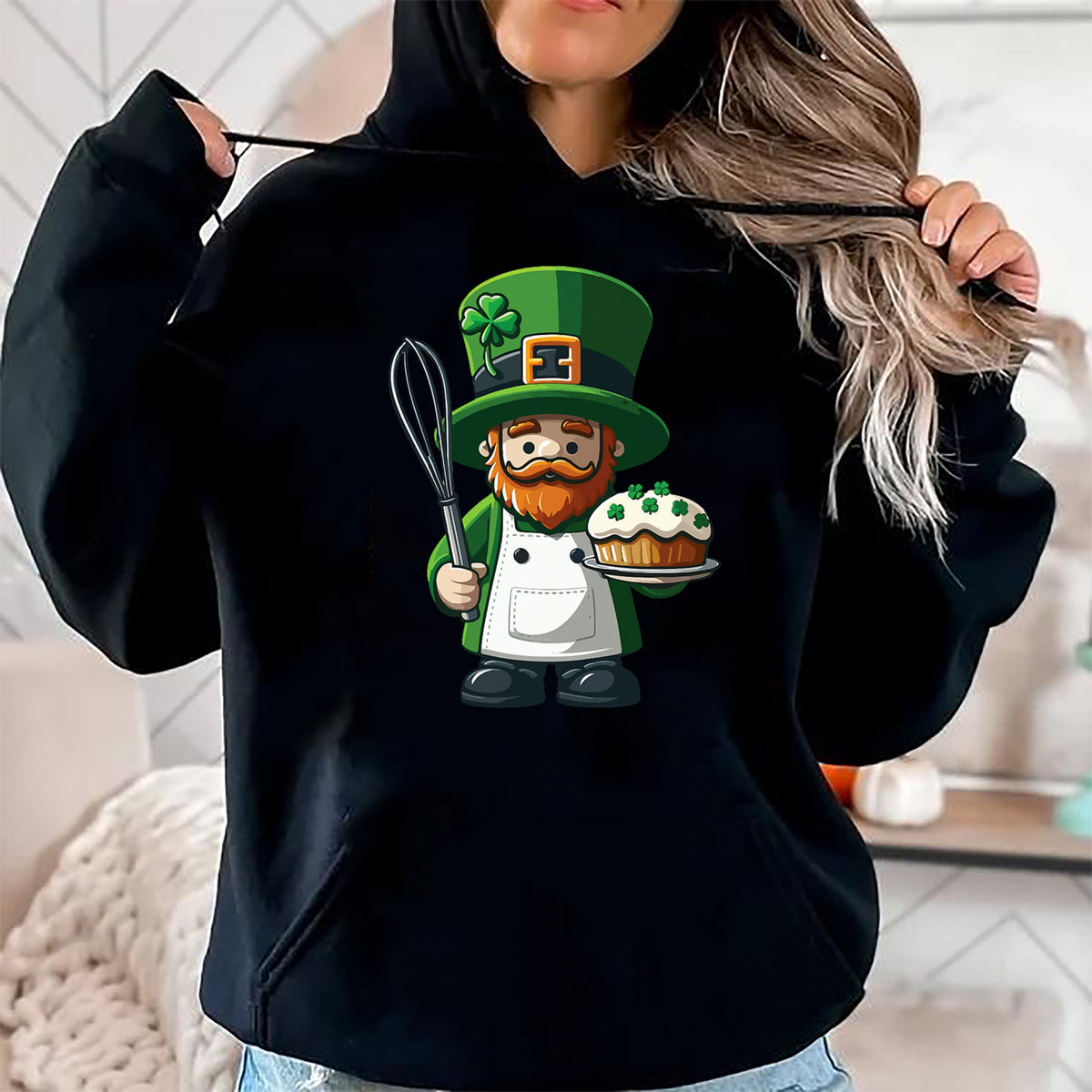 Patrick Day Shirts for Family, Funny Patrick Day shirts, st patrick's day Unisex T-Shirt/Hoodie/Sweatshirt HLT00 - Baker St. Patrick Day Lucky Irish Shamrock Baking Bakery T-Shirt