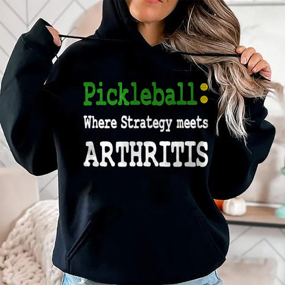 Funny Pickleball Shirt, Pickleball Lover Unisex T-Shirt/Hoodie/Sweatshirt HLT00 - Pickleball - Paddle Battle T-Shirt