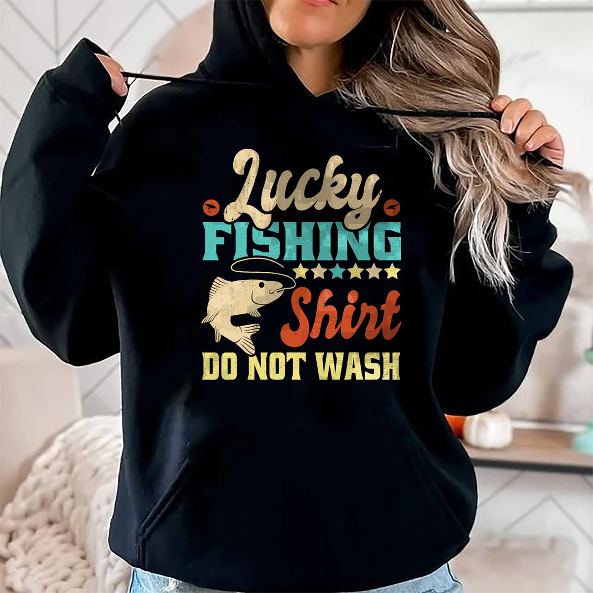 Gift for Dad Shirt, Funny Dad Unisex T-Shirt/Hoodie/Sweatshirt HLT00 – Funny My Lucky Fishing Shirt For Men Women Dad T-Shirt