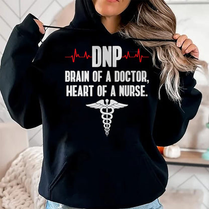 Best Doctor Shirt, Funny Doctor UnisexT-Shirt/Hoodie/Sweatshirt HLT00 - DNP Doctor of Nursing Practice Brain RN Nurse DA1 T-Shirt