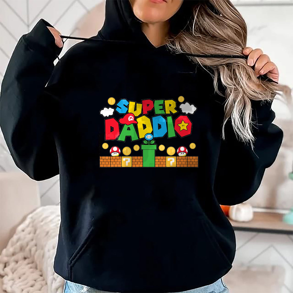 Gift for Dad Shirt, Funny Dad Unisex T-Shirt/Hoodie/Sweatshirt HLT00 – Super Daddy - Father_s Day Shirt Gift - Father_s Day Gift T-Shirt