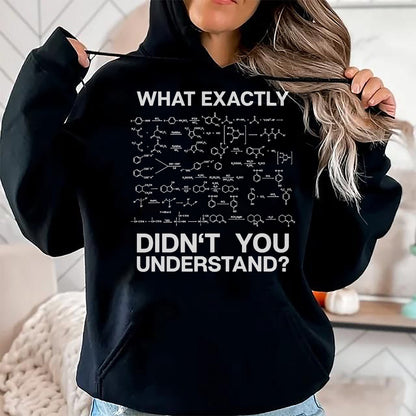 Best Teacher Shirt, Funny Teacher UnisexT-Shirt/Hoodie/Sweatshirt HLT00 - Chemist Science What Exactly Didn't You Understand Chemistry T-Shirt Small