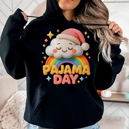 Best Teacher Shirt, Funny Teacher UnisexT-Shirt/Hoodie/Sweatshirt HLT00 - Pyjamas Day School Spirit Week Sleepy Cloud Teacher Student T-Shirt
