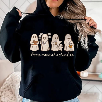 Best Teacher Shirt, Funny Teacher UnisexT-Shirt/Hoodie/Sweatshirt HLT00 - para Normal Activities SPED Teachers Ghost Fall Halloween T-Shirt (3)