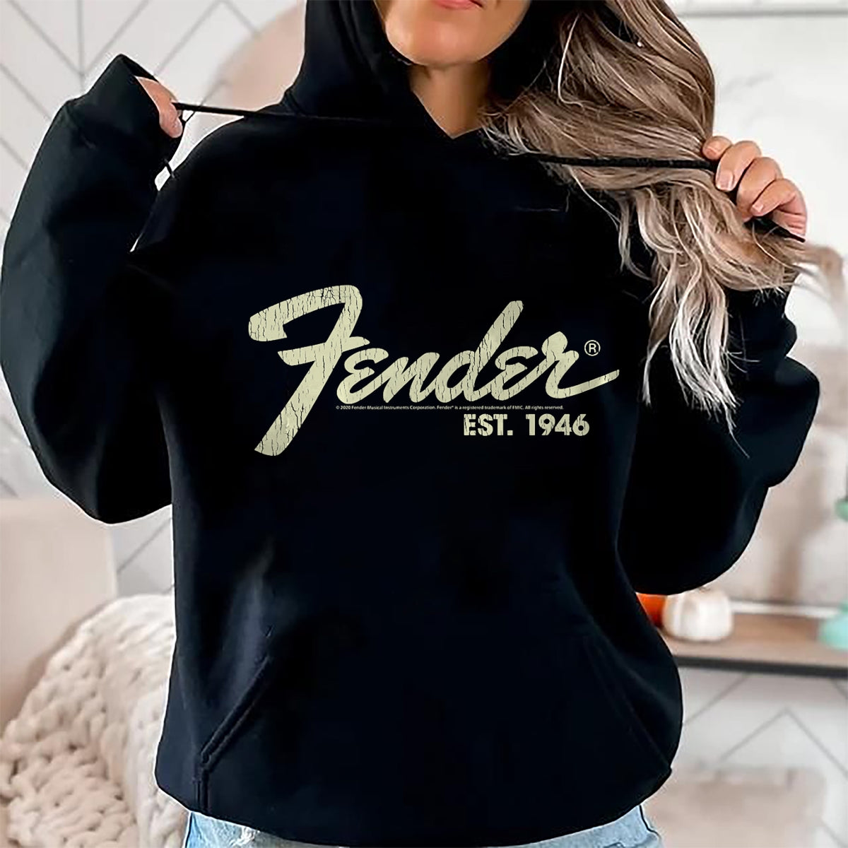 Guitar Lover Shirt, Funny Guitar UnisexT-Shirt/Hoodie/Sweatshirt HLT00 - Fender Classic Fender Est. 1946 Short Sleeve T-Shirt