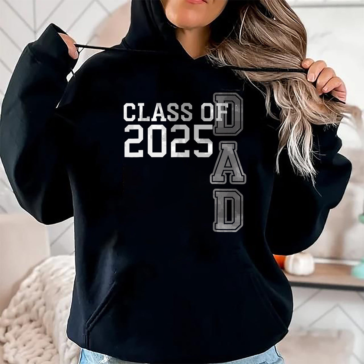 Gift for Dad Shirt, Funny Dad Unisex T-Shirt/Hoodie/Sweatshirt HLT00 – Dad Senior 2025 Proud Dad Of A Class Of 2025 Graduate Father T-Shirt