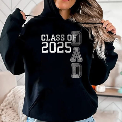 Gift for Dad Shirt, Funny Dad Unisex T-Shirt/Hoodie/Sweatshirt HLT00 – Dad Senior 2025 Proud Dad Of A Class Of 2025 Graduate Father T-Shirt