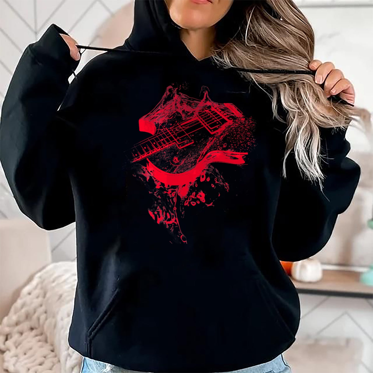 Guitar Lover Shirt, Funny Guitar UnisexT-Shirt/Hoodie/Sweatshirt HLT00 - Graphic Guitar Cool Rock Music Musicians Gift T-Shirt