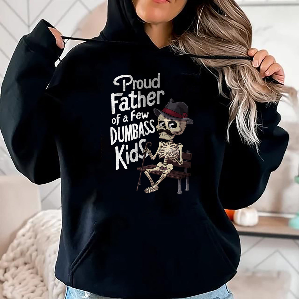Gift for Dad Shirt, Funny Dad Unisex T-Shirt/Hoodie/Sweatshirt HLT00 – Funny Graphic Proud Father of A Few Dumbass Kid Father_s Day T-Shirt